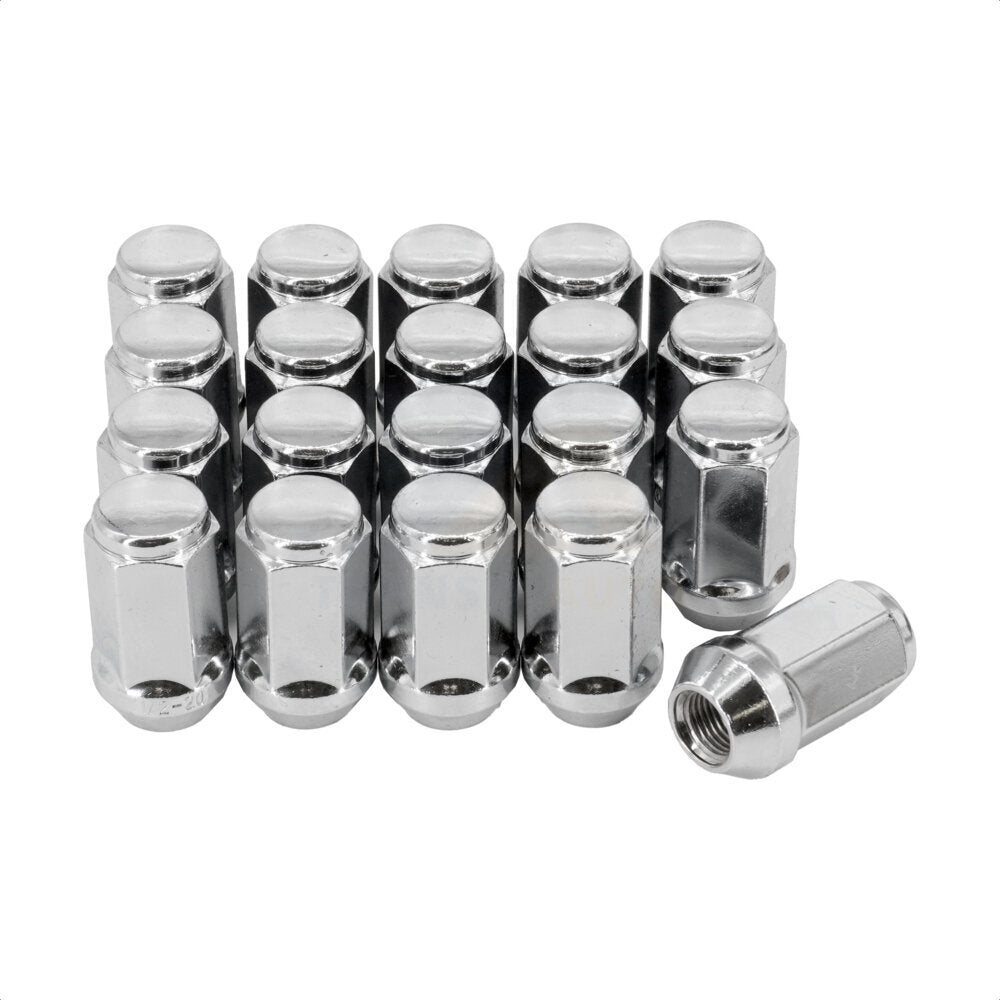 Écrou de roue chromé renflement gland 21 HEX 1/2 "X20 (paquet de 20) pour Ford Ranger Explorer