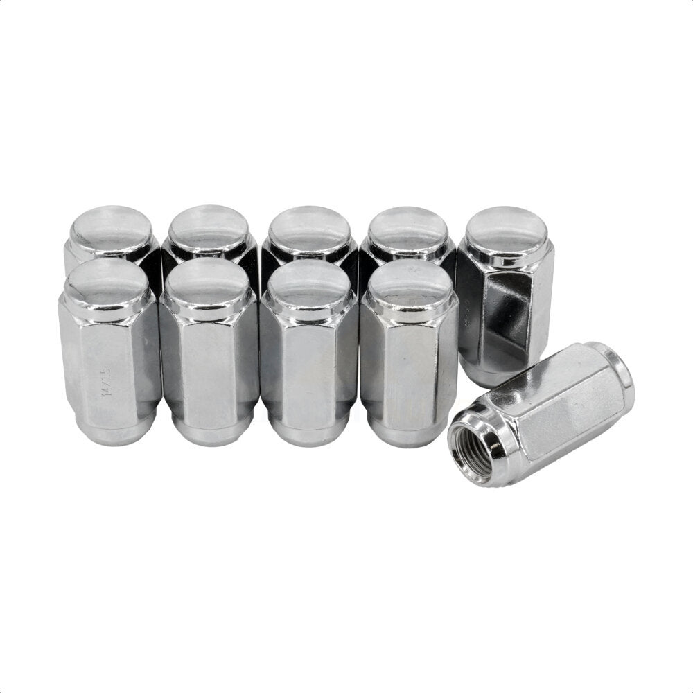 Écrou de roue chromé Duplex Acorn 22 HEX M14X1.5 (paquet de 10) pour Chevrolet Ford H