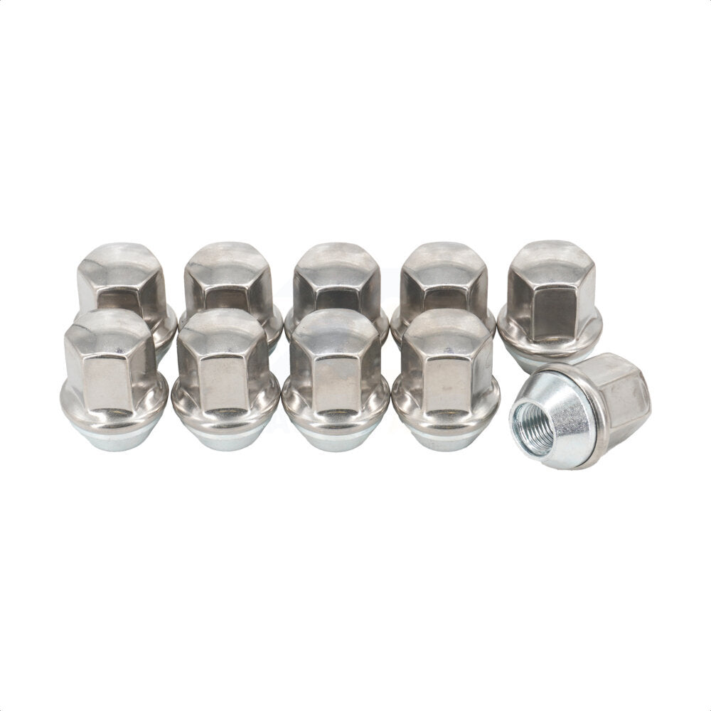 Écrou de roue en acier inoxydable, gland duplex renflé, 7/8 "HEX 9/16" X18 (paquet de 10) pour Dodge