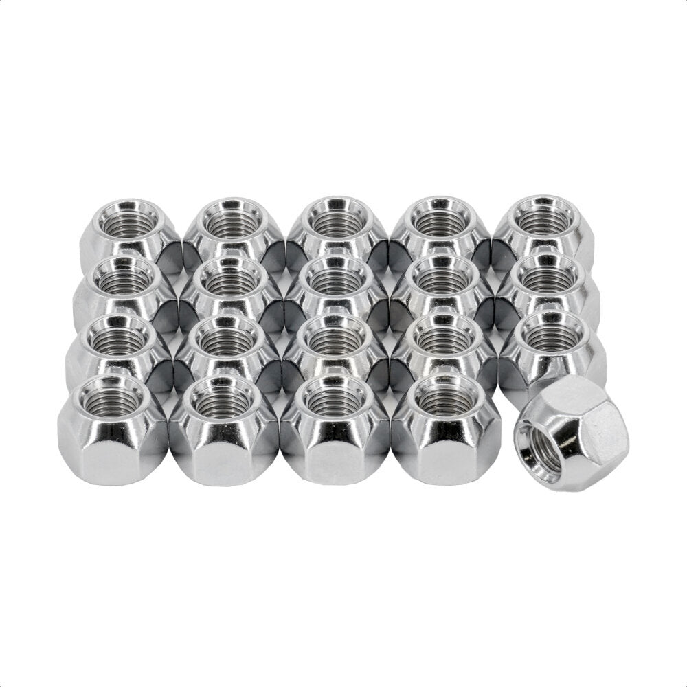 Écrou de roue chromé à extrémité ouverte Acorn 21 HEX M12X1,5 (paquet de 20)