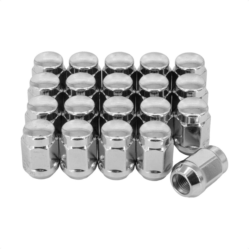 Écrou de roue chromé renflement gland 21 HEX 1/2 "X20 (paquet de 20) pour Ford Ranger Edge