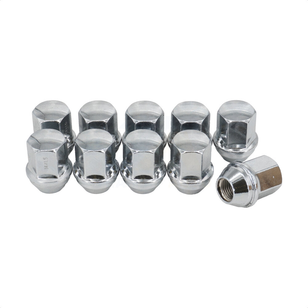 Écrou de roue chromé Duplex Bulge Acorn 22 HEX M14X1.5 (paquet de 10) pour Ram 1500 L