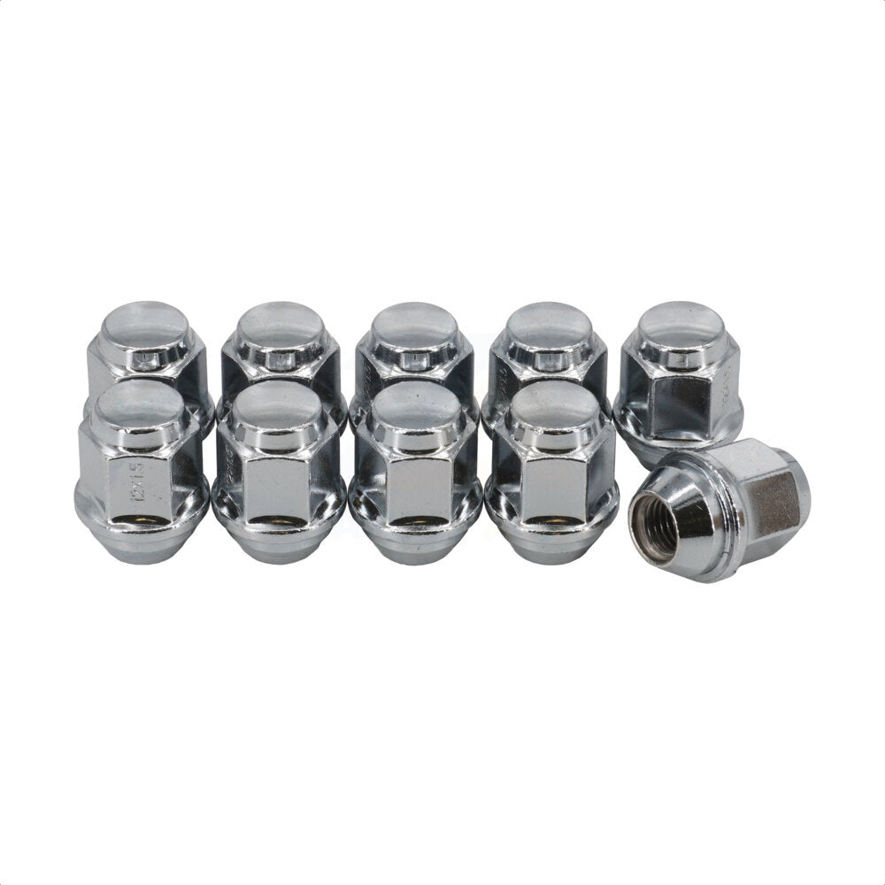 Écrou de roue chromé renflement gland 21 HEX M12X1.5 (paquet de 10) pour Hyundai Elantra G