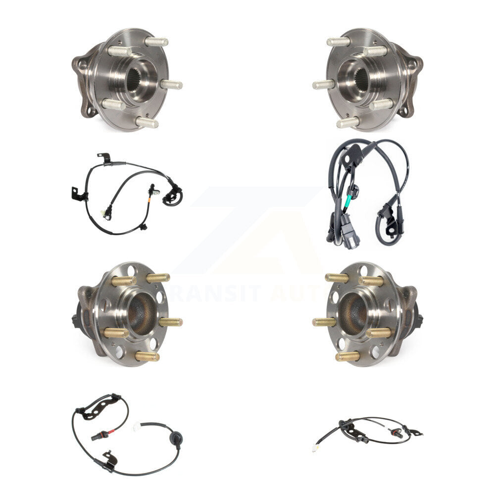 Kit de capteurs supplémentaires pour roulement de moyeu de roue avant et arrière (8 pièces) pour Kia Optima avec harnais