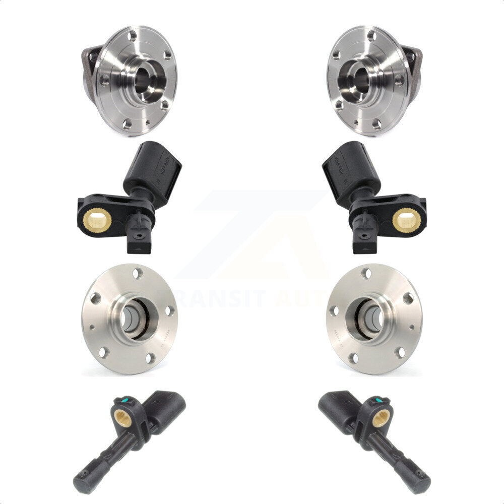 Kit de capteur de roulement de moyeu de roue avant et arrière, pour Audi A3 avec diamètre pilote de 85mm