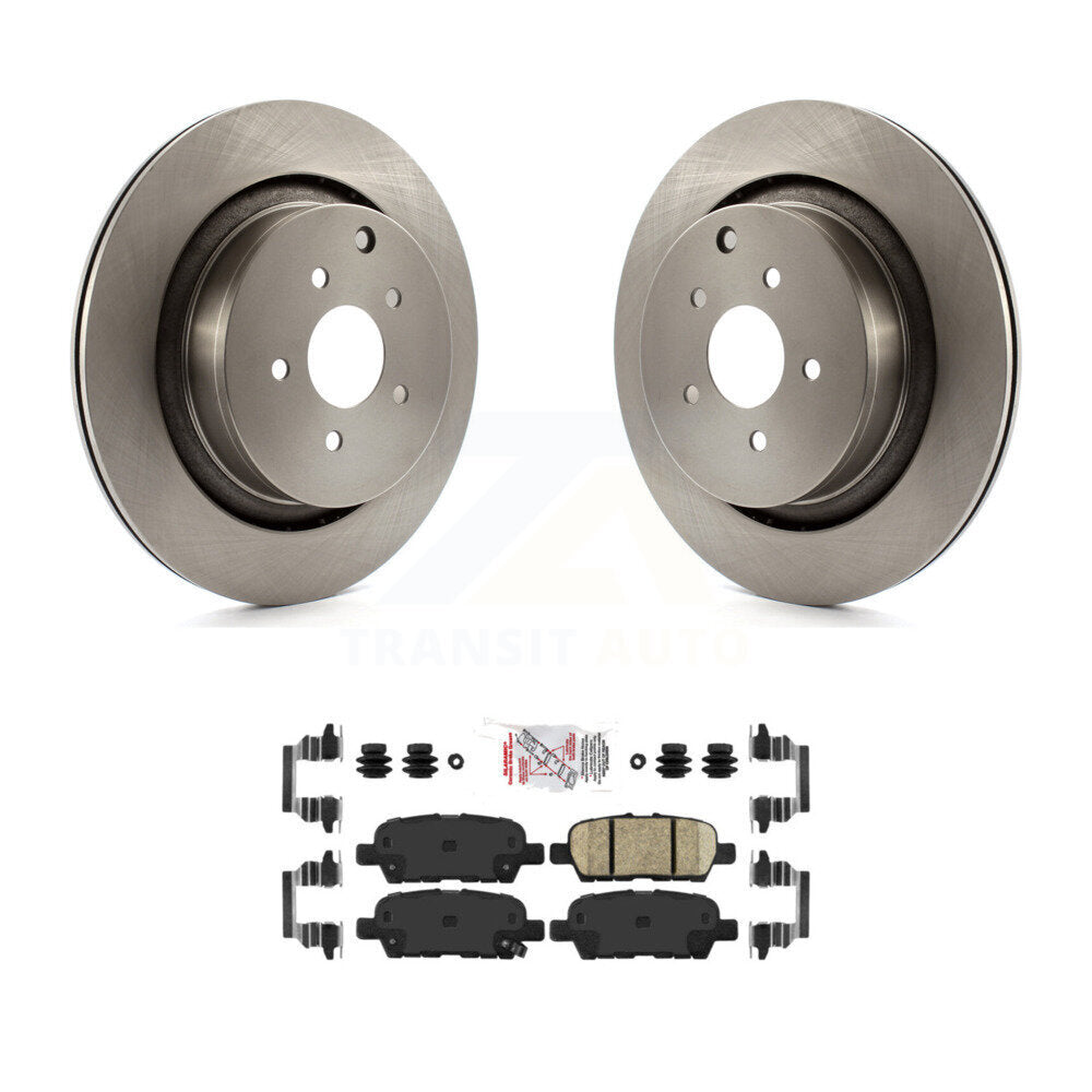 Kit de rotors de frein à disque arrière et plaquettes en céramique pour INFINITI Q50 Q60 QX70 K8A-10085