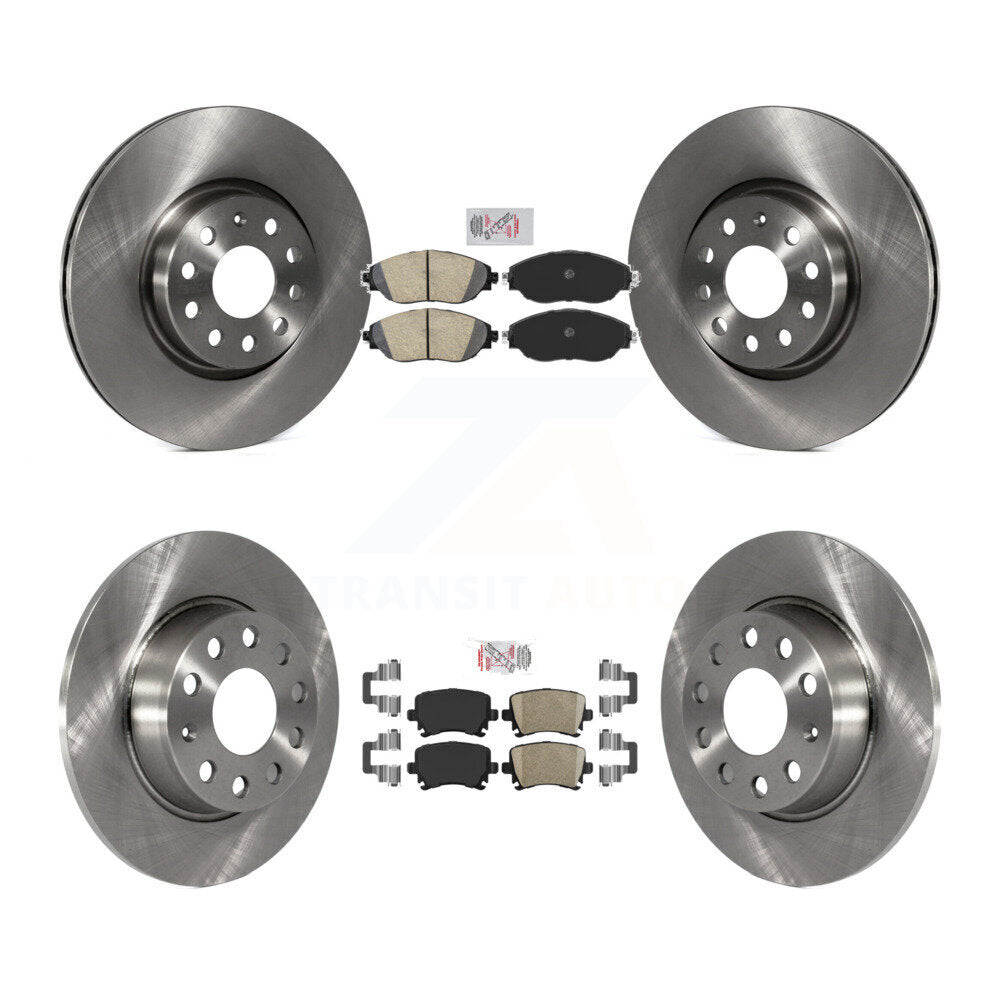 Kit de plaquettes en céramique et de disques de frein avant et arrière, pour Volkswagen GTI K8A-106891
