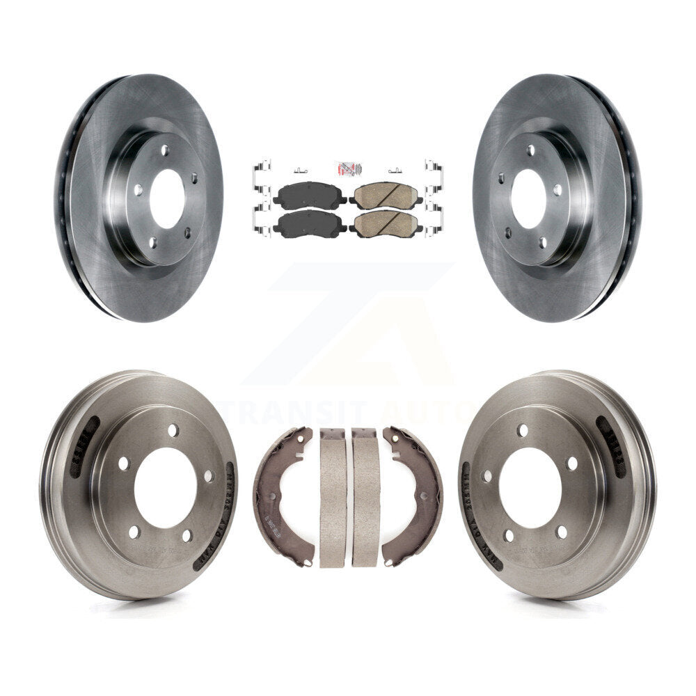 Kit de tambour en céramique pour Rotors de frein avant et arrière, pour Mitsubishi Lancer GT 2008 – 2009
