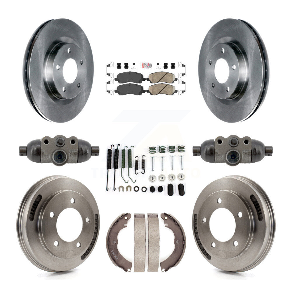 Kit de tambour à plaquettes en céramique pour Rotor de frein avant et arrière (9 pièces) pour Mitsubishi Lancer GT 2008