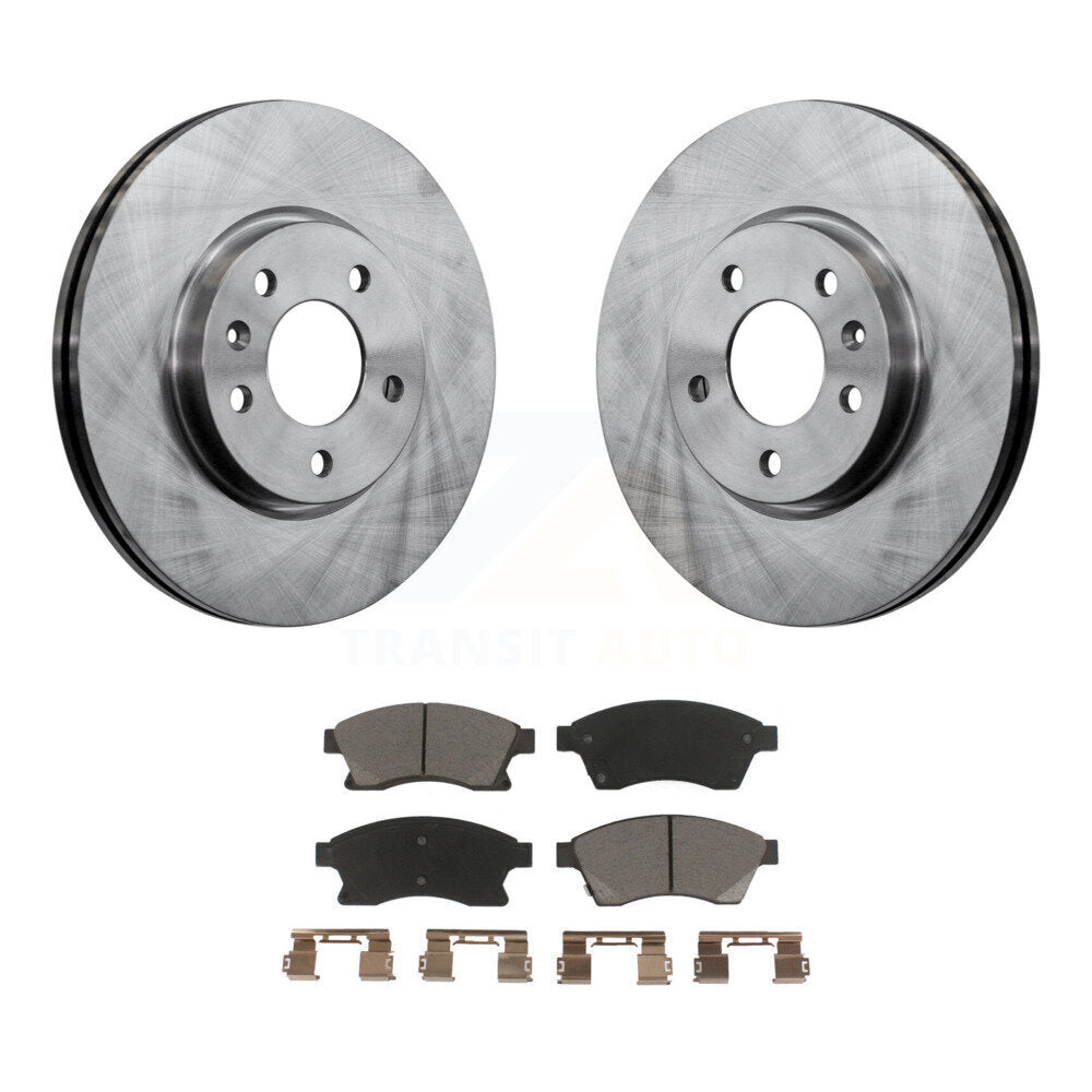 Kit de rotors de frein à disque avant et plaquettes en céramique pour Buick Verano 2012-2013