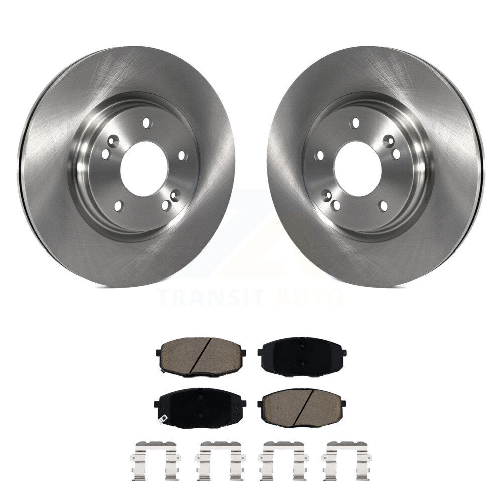 Kit de rotors de frein à disque avant et de plaquettes en céramique pour Kia Forte 2020 1,6 L K8C-100352