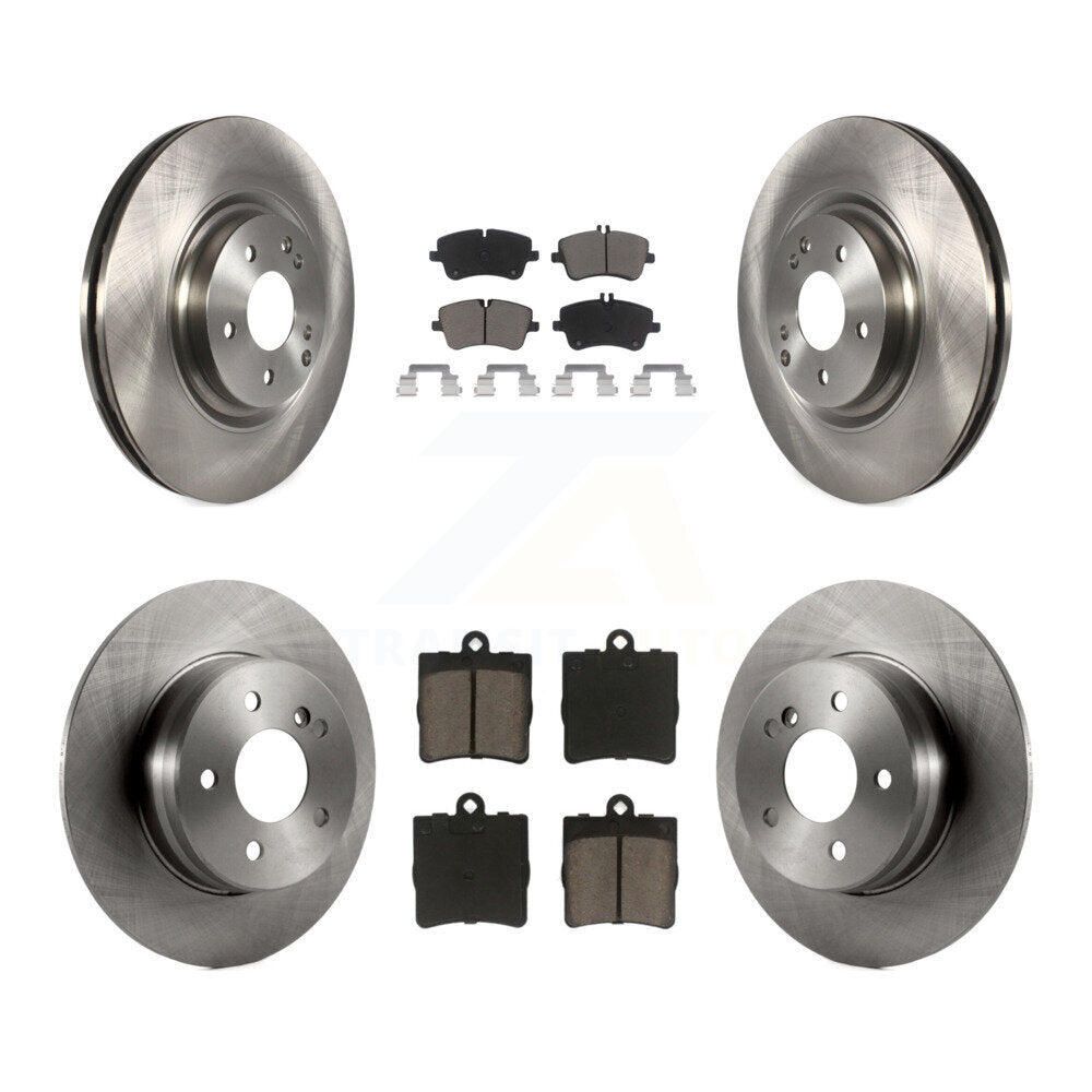 Kit de rotors de frein à disque avant et arrière et plaquettes en céramique pour Mercedes-Benz SLK280