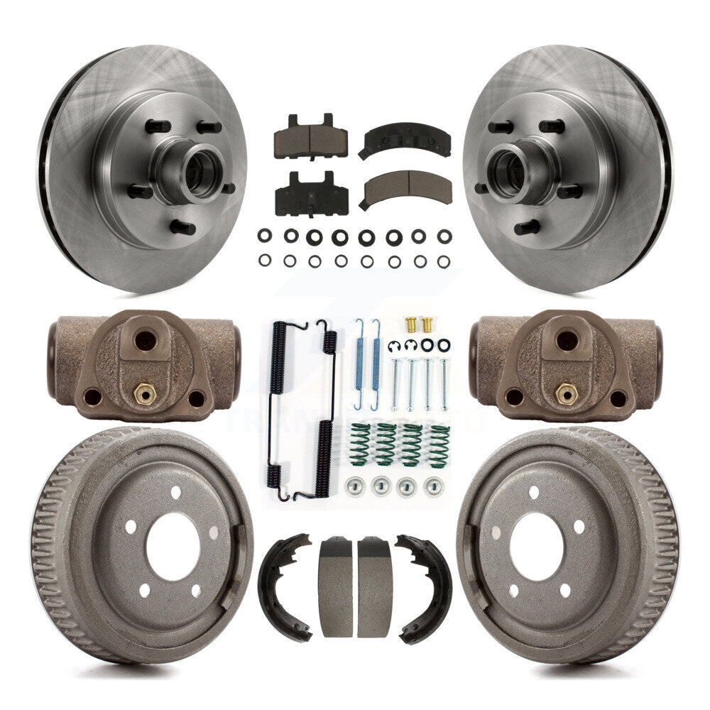 Kit de plaquettes et de tambour en céramique pour Rotor de frein avant et arrière (9 pièces) pour Chevrolet C1500 banlieue