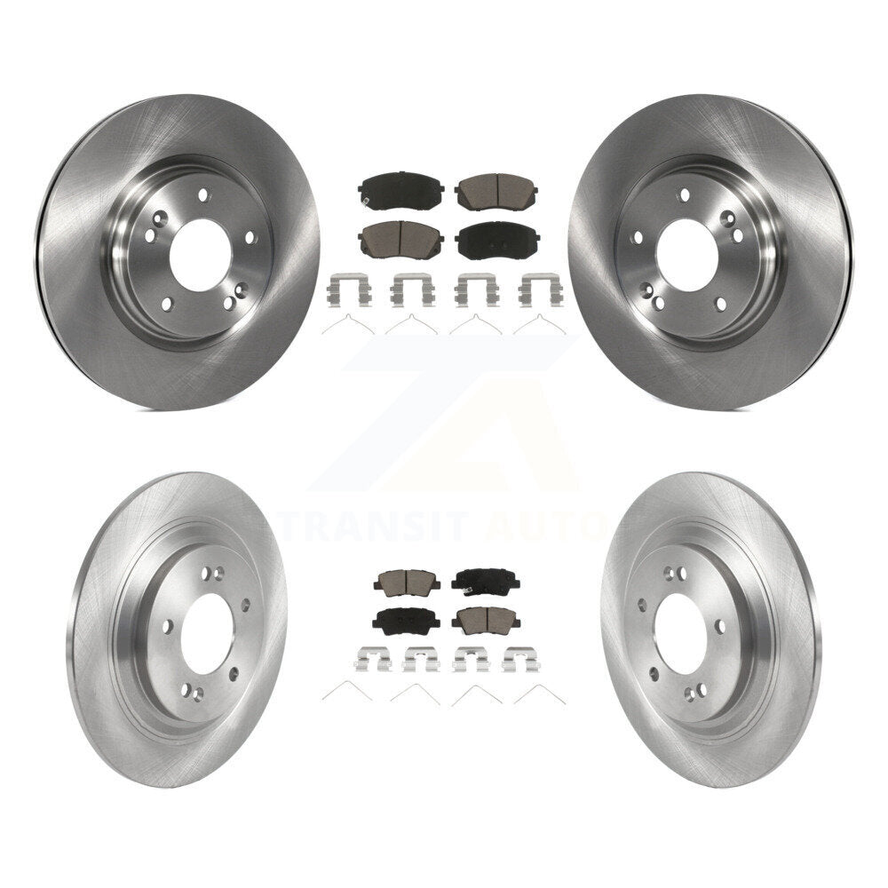 Kit de rotors de frein à disque avant et arrière et plaquettes en céramique pour Kia Niro EV 2019