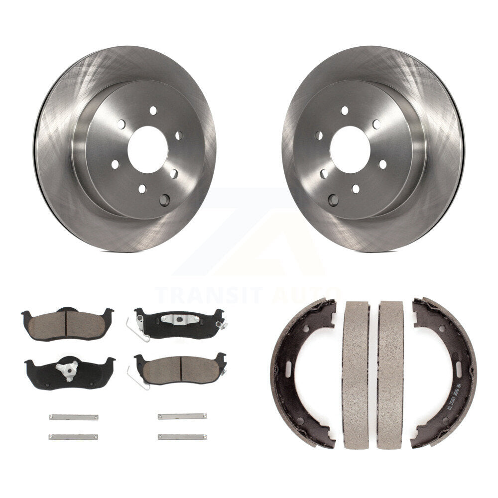Kit de chaussures de stationnement avec plaquettes en céramique, Rotors à disque arrière, pour Nissan Pathfinder de 08 0