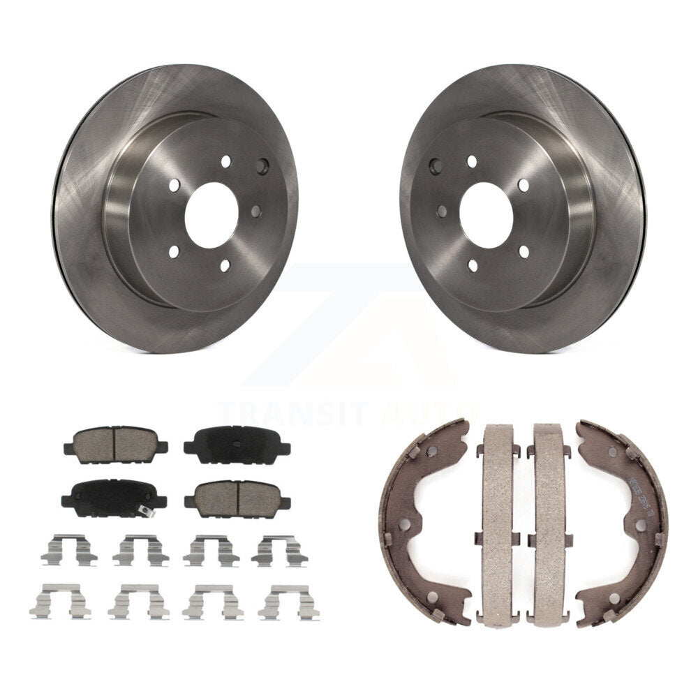 Kit de chaussures de stationnement avec plaquettes en céramique, Rotors à disque arrière, pour INFINITI FX35 FX4 2003 – 2005