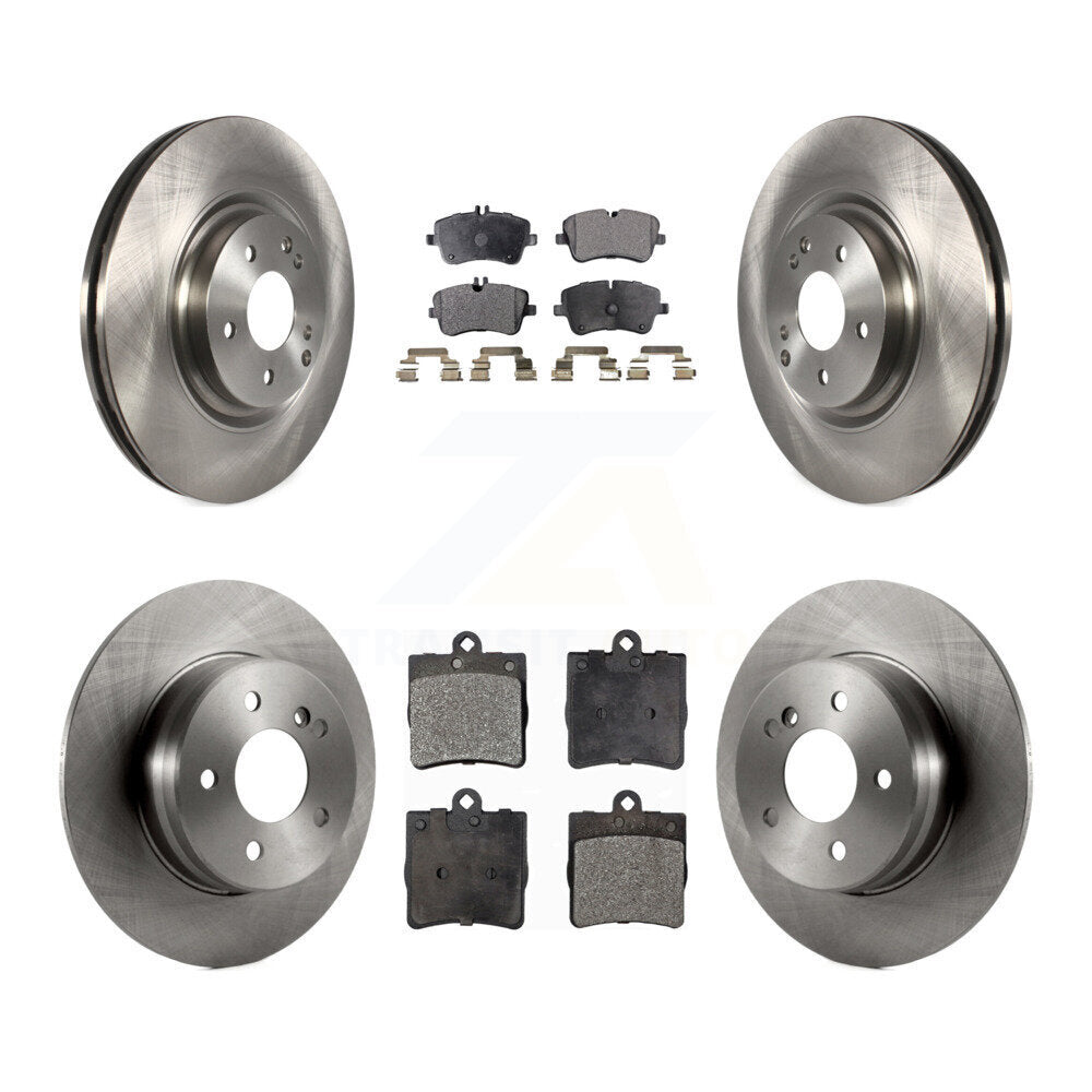 Kit de disques de frein à disque avant et arrière et plaquettes semi-métalliques pour Mercedes-Benz SLK28