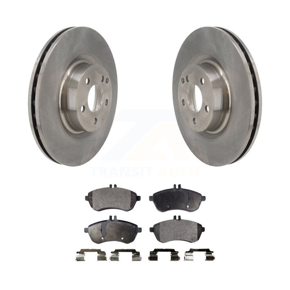 Kit de disques de frein à disque avant et plaquettes semi-métalliques pour Mercedes-Benz C250 Coupé