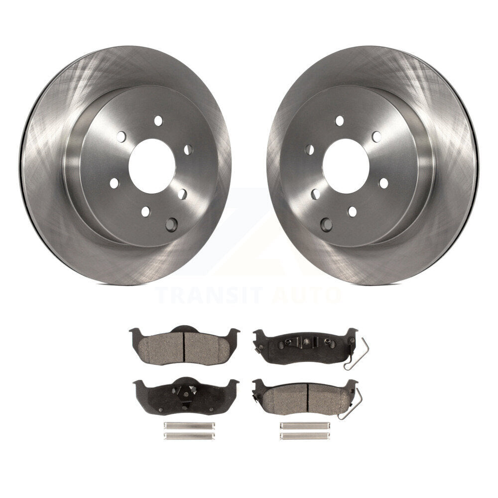Kit de rotor de frein arrière et de plaquettes semi-métalliques pour Nissan Pathfinder 2004 à partir de 08 0