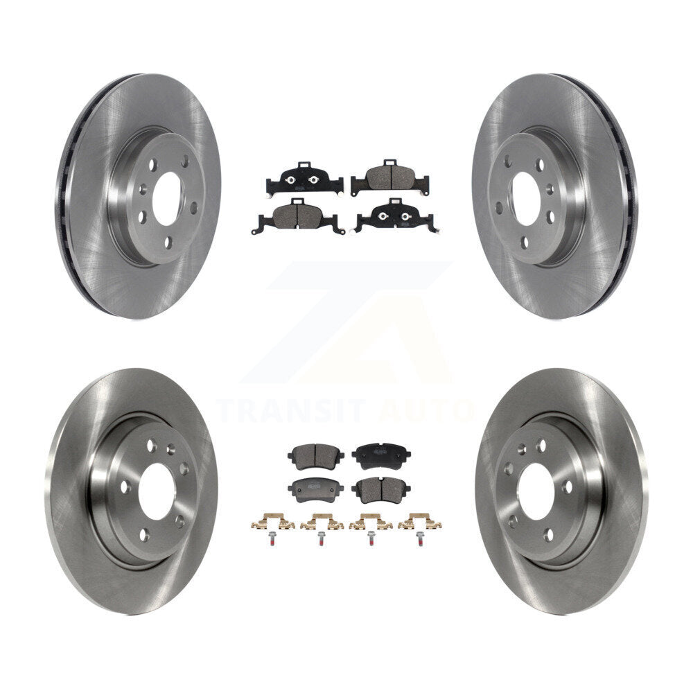 Kit de disques de frein à disque avant et arrière et plaquettes semi-métalliques pour Audi A5 Sportback