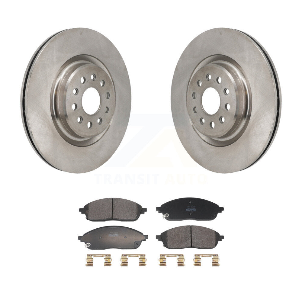Kit de disques de frein à disque avant et plaquettes semi-métalliques pour Jeep Grand Cherokee L