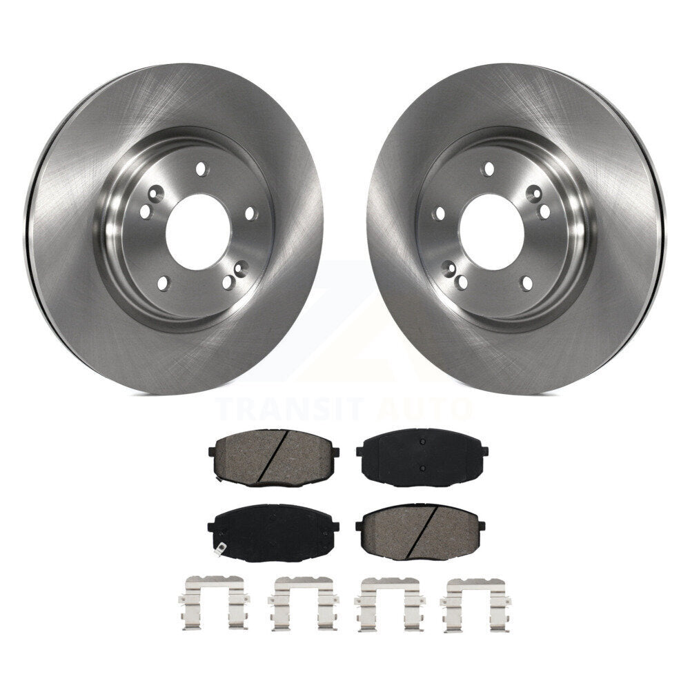 Kit de disques de frein à disque avant et de plaquettes semi-métalliques pour Kia Forte 2020 1,6 L