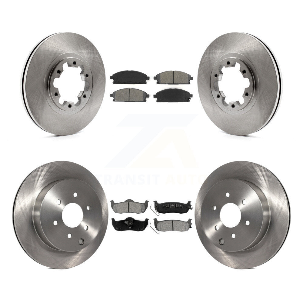 Kit de plaquettes semi-métalliques de Rotor de frein avant et arrière, pour Nissan Pathfinder 04 à partir de 08