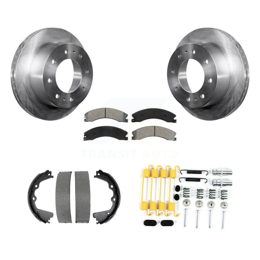 Kit de quincaillerie pour chaussures de stationnement, Rotors à disque arrière, plaquettes semi-métalliques, pour GMC Sierra H