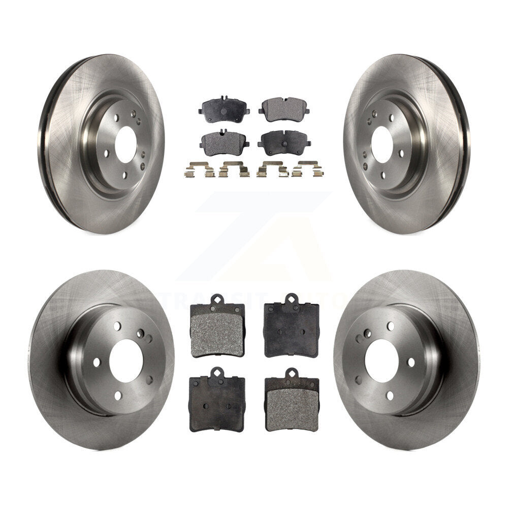 Kit de rotors de frein à disque avant et arrière et plaquettes en céramique pour Mercedes-Benz SLK280
