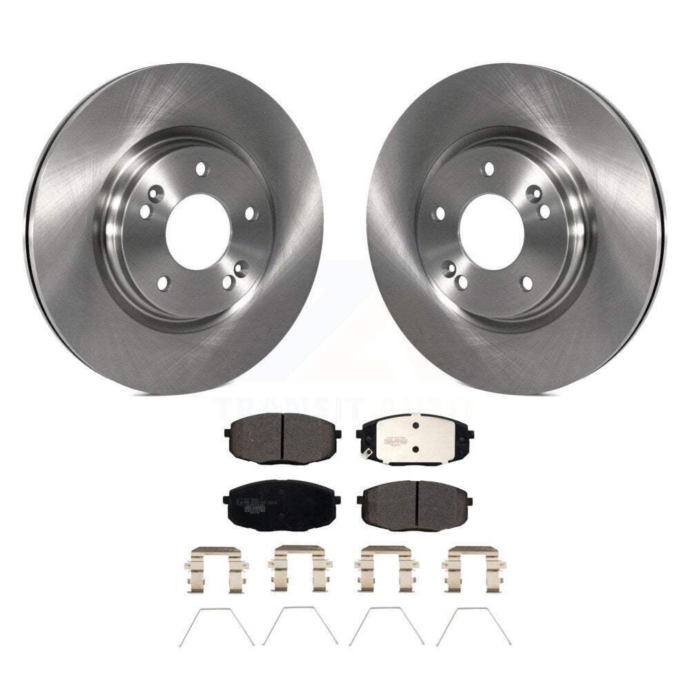Kit de rotors de frein à disque avant et de plaquettes en céramique pour Kia Forte 2020 1,6 L K8T-103213
