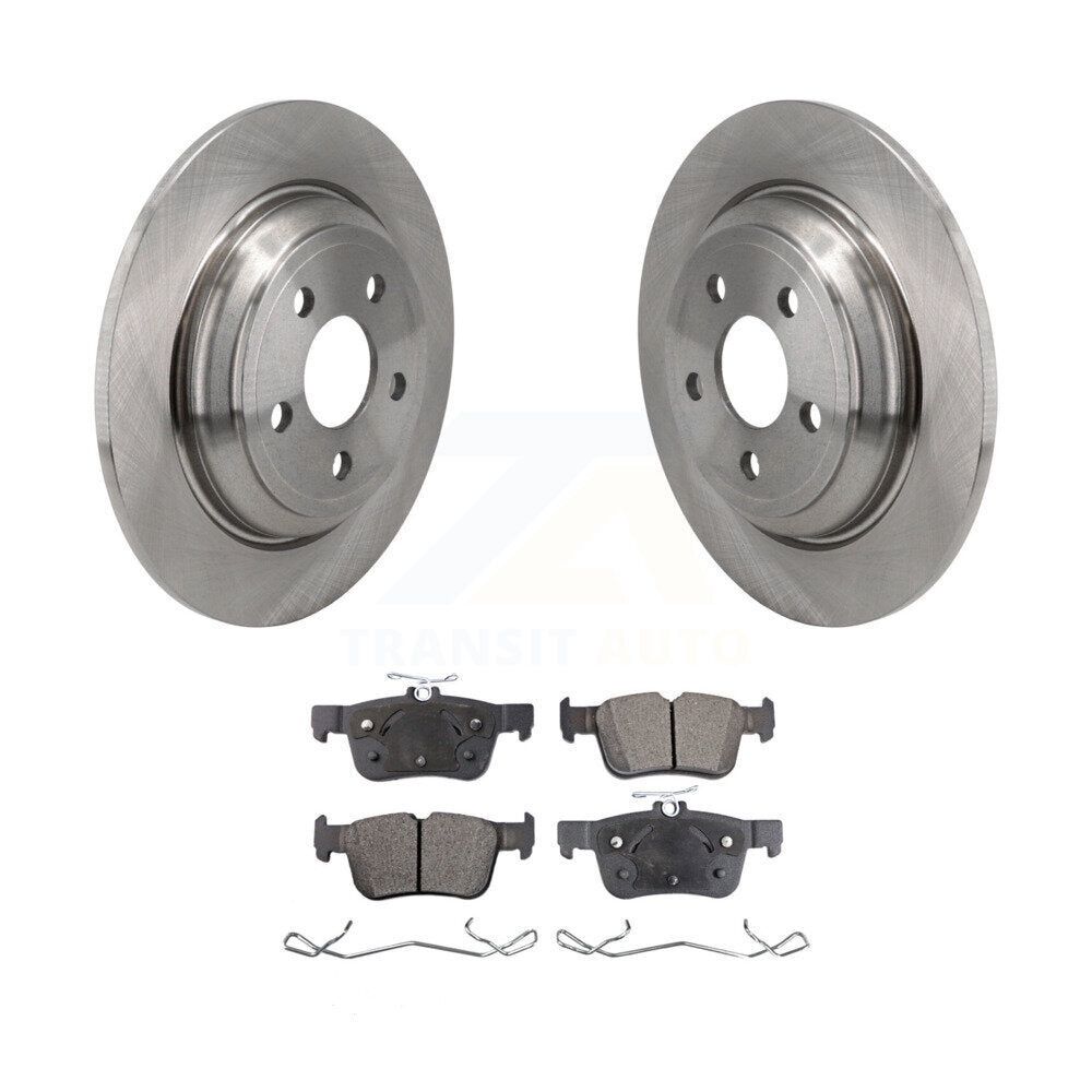 Kit de disques de frein à disque arrière et de plaquettes en céramique pour Ford Maverick 2022 – 2023