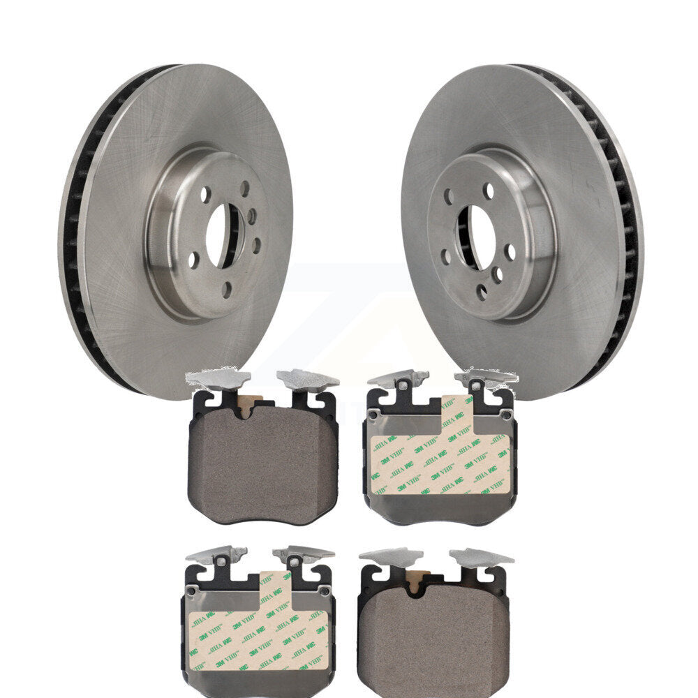 Kit de disques de frein à disque avant et plaquettes en céramique pour BMW 540i xDrive 2019 K8T-10457