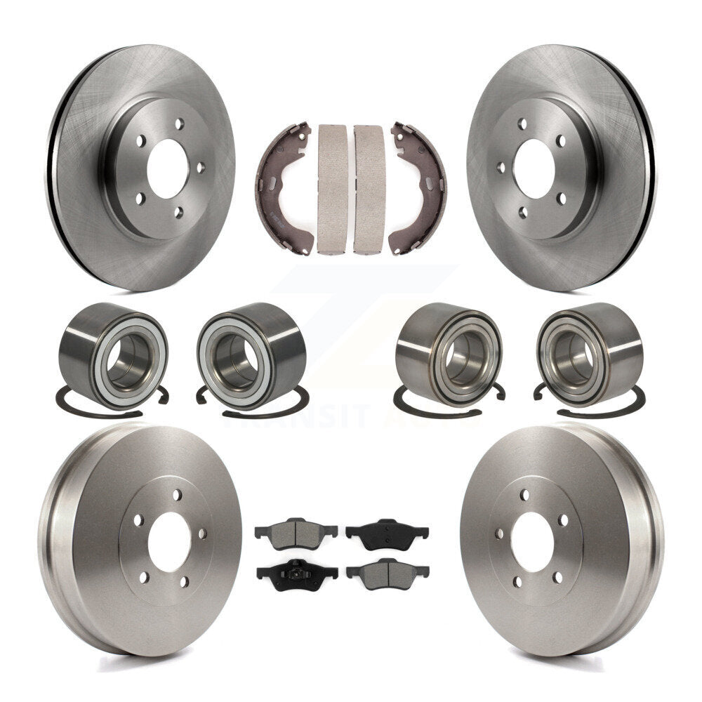 Kit de Rotor de frein à disque et de patins de roulement avant et arrière (10 pièces) pour Mazda Tribut 2008