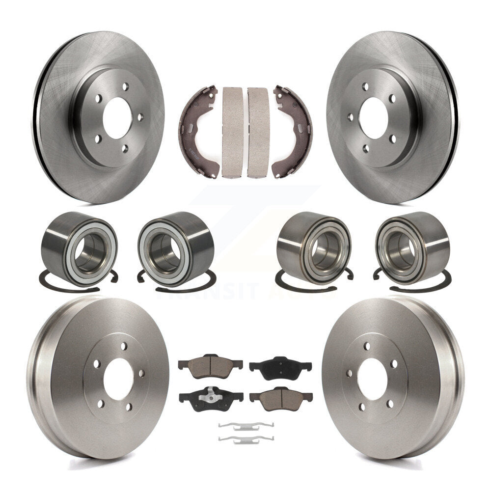 Kit de Rotor de frein à disque et de patins de roulement avant et arrière (10 pièces) pour Mazda Tribut 2008