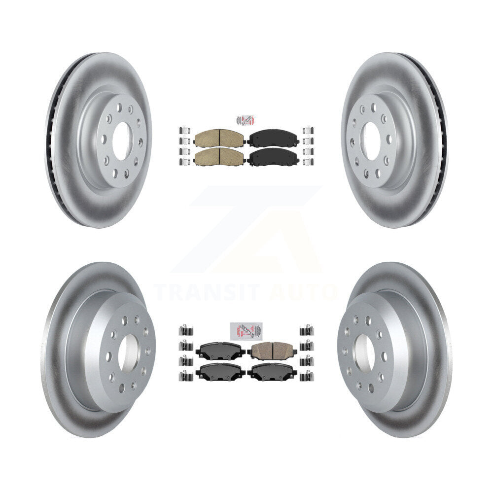 Kit de disques de frein avant et arrière avec revêtement en céramique, pour Jeep Wrangler Spor 2018 – 2019