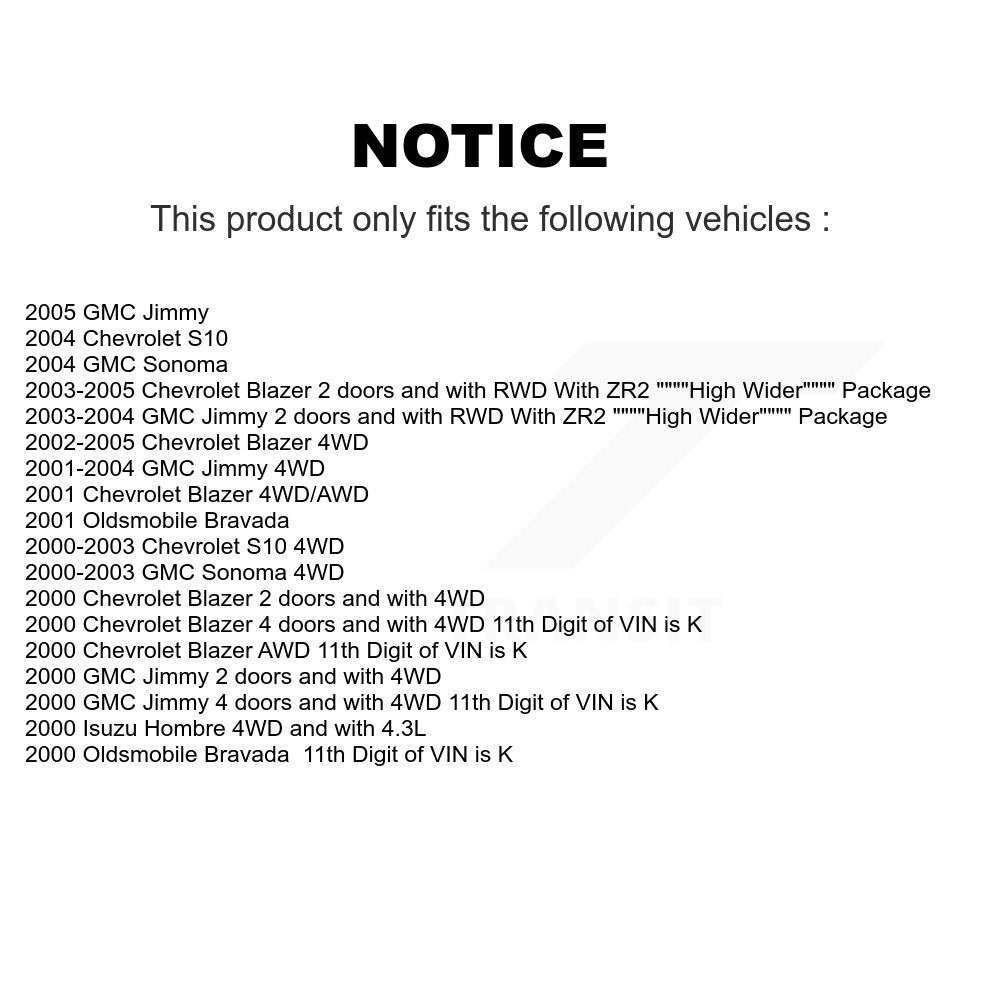 Tuyau hydraulique de frein avant gauche, pour Chevrolet GMC Blazer S10 Jimmy Sonoma Isuzu