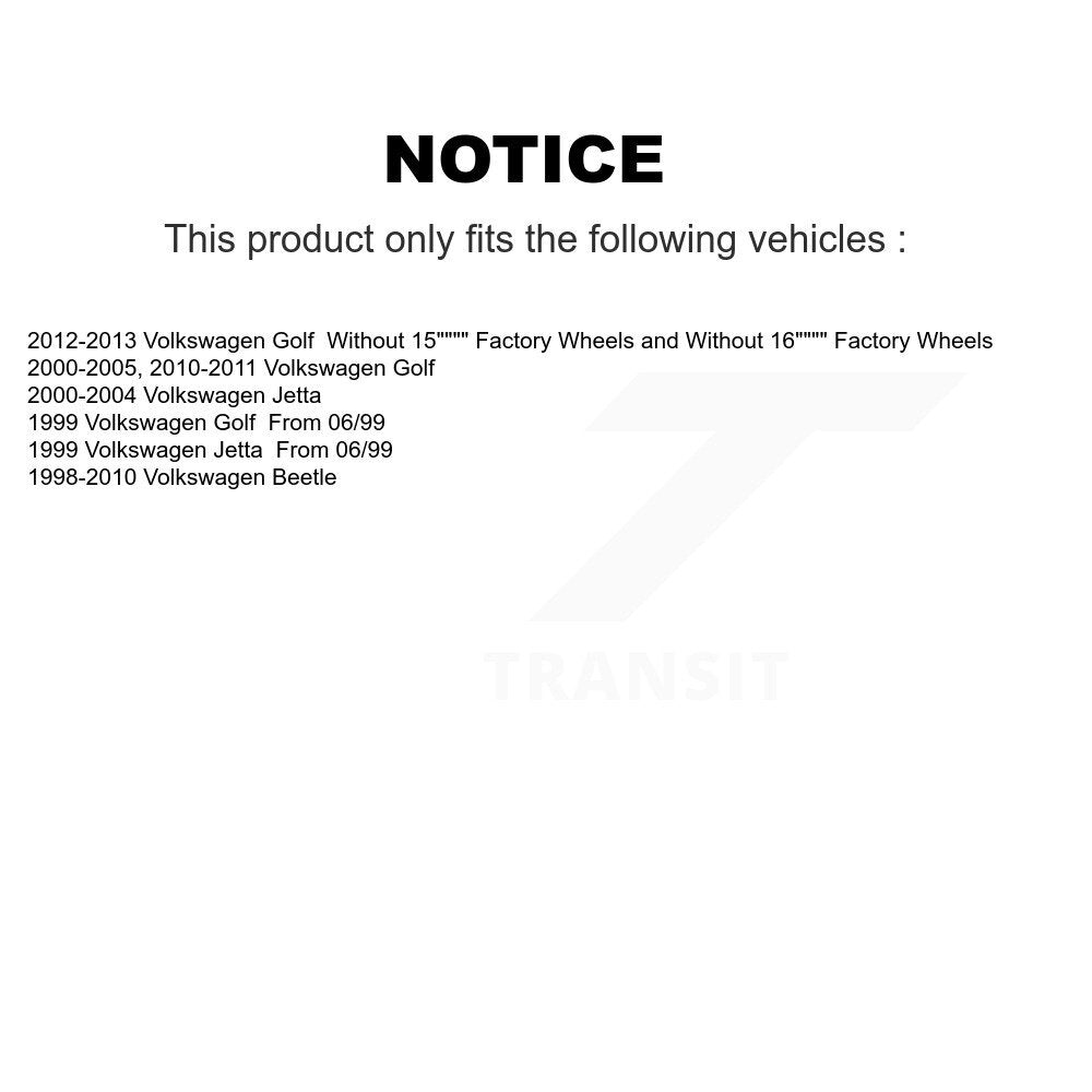 Tuyau hydraulique de frein avant pour Volkswagen Golf Jetta Beetle 12-H620001