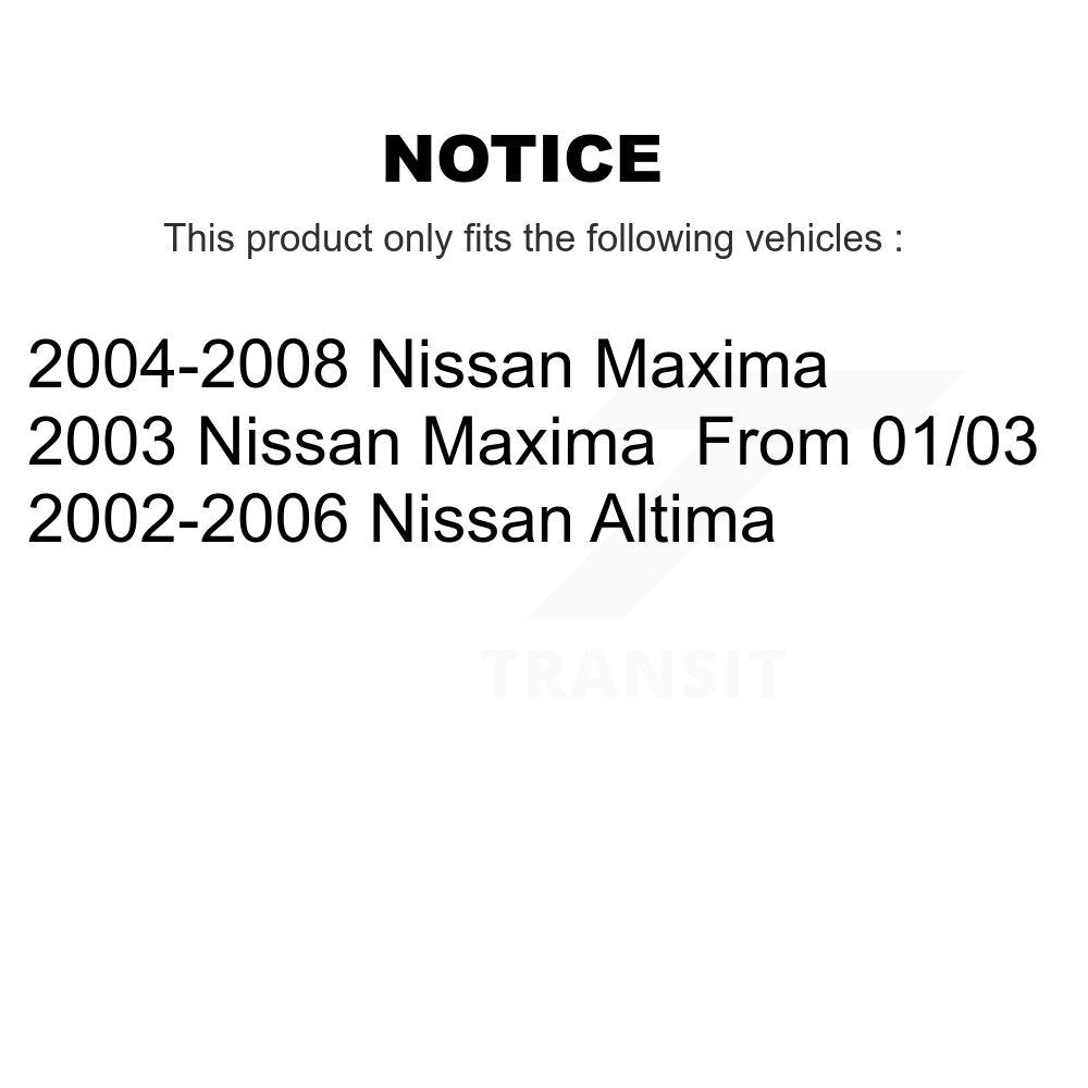 Tuyau hydraulique de frein arrière gauche pour Nissan Altima Maxima 12-H620132