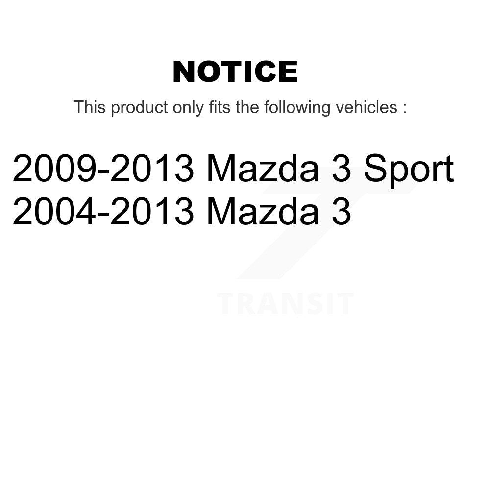 Tuyau hydraulique de frein arrière pour Mazda 3 Sport 12-H620686