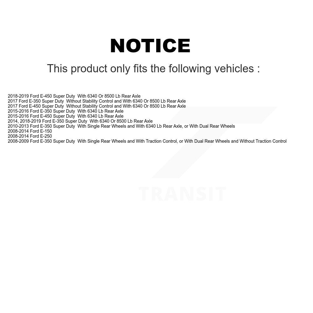 Tuyau hydraulique de frein arrière droit, pour Ford E-350 Super Duty E-250 E-150 E-450