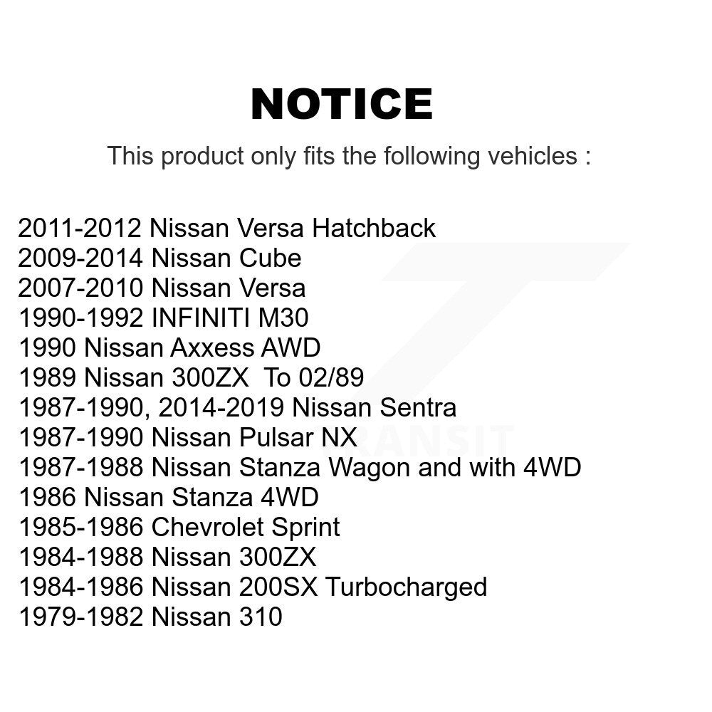 Tuyau hydraulique de frein pour Nissan Versa Sentra Cube 300ZX Pulsar NX 200SX Axxess