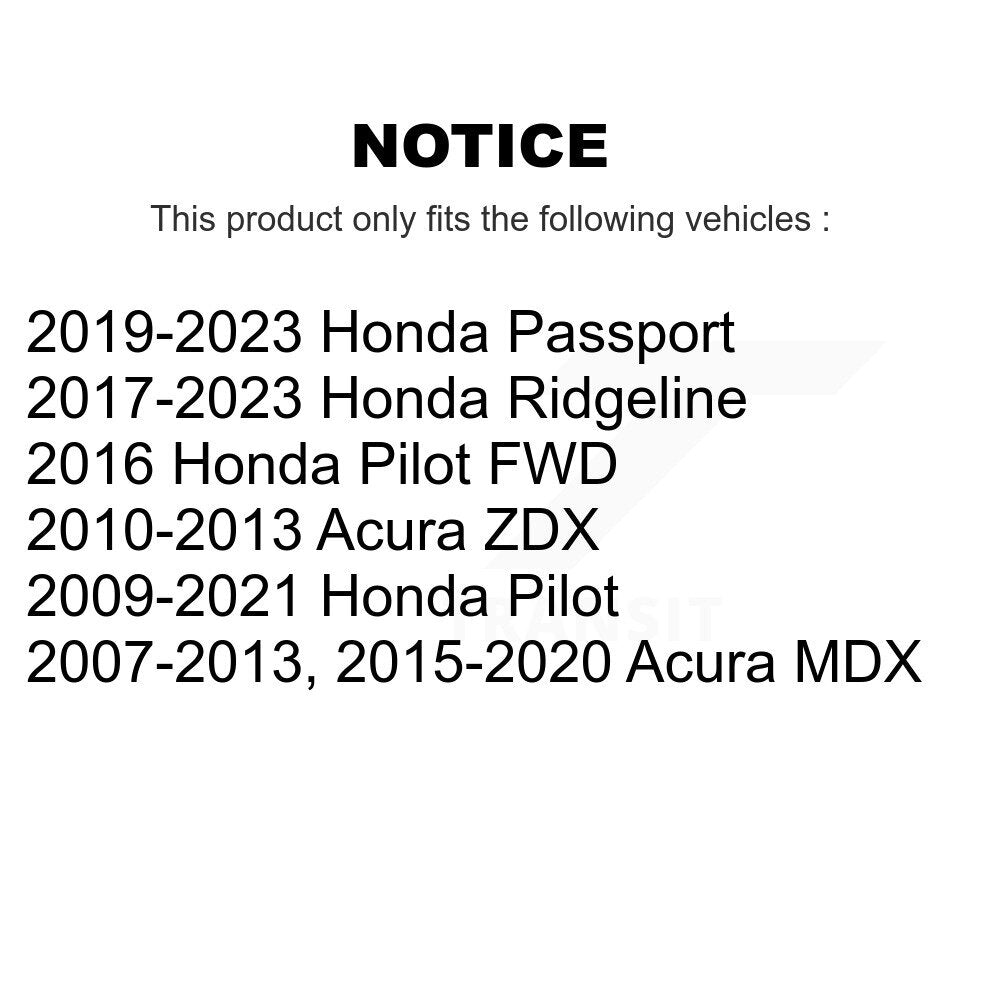 Tuyau hydraulique de frein avant pour Honda Pilot Acura MDX Ridgeline passeport ZDX