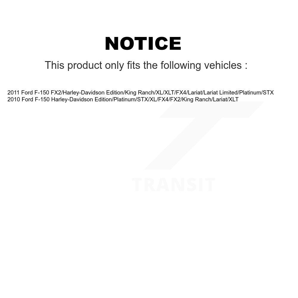 Tuyau hydraulique de frein avant droit pour Ford F-150 12-H621461