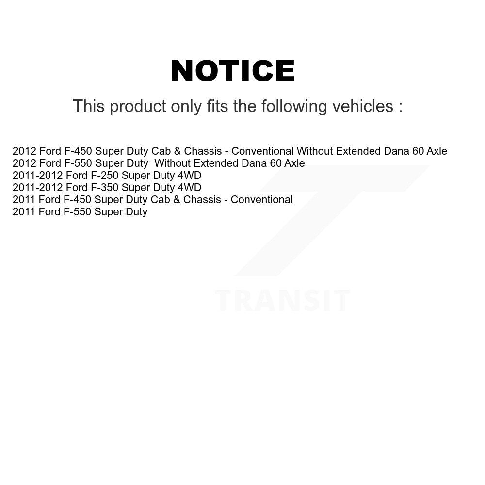 Tuyau hydraulique de frein avant droit, pour Ford F-350 Super Duty F-250 F-450 F-550