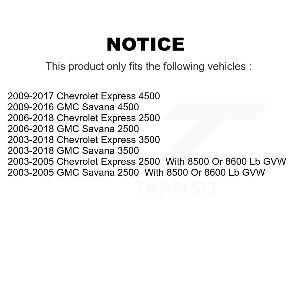 Tuyau hydraulique de frein avant gauche, pour GMC Chevrolet Savana 2500 Express 3500 4500
