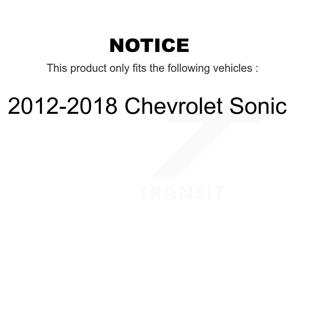Tuyau hydraulique de frein avant pour Chevrolet Sonic 2012-2018 12-H622036