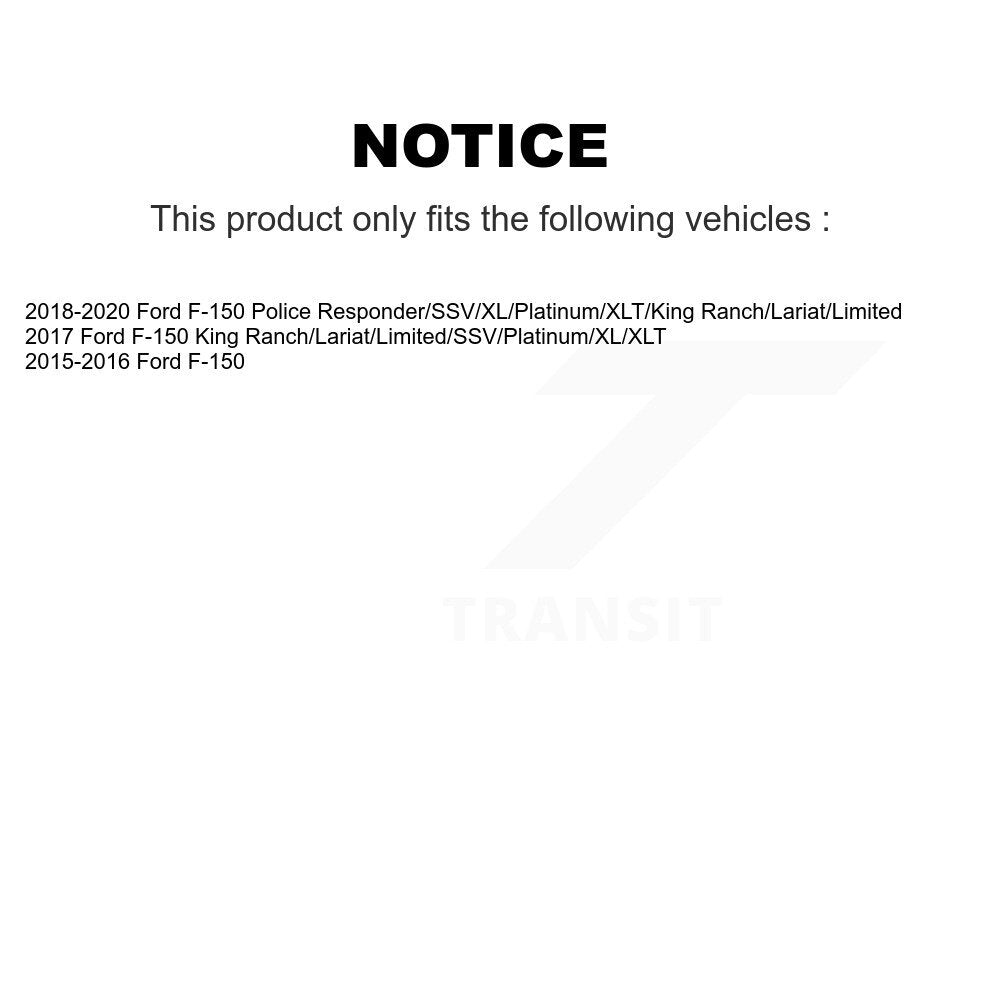 Tuyau hydraulique de frein avant droit pour Ford F-150 12-H622472