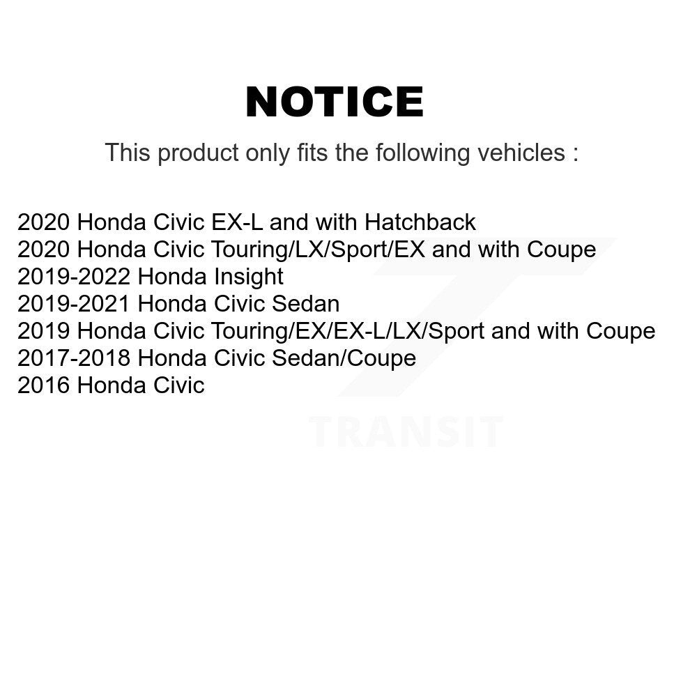Tuyau hydraulique de frein avant droit pour Honda Civic Insight 12-H622530
