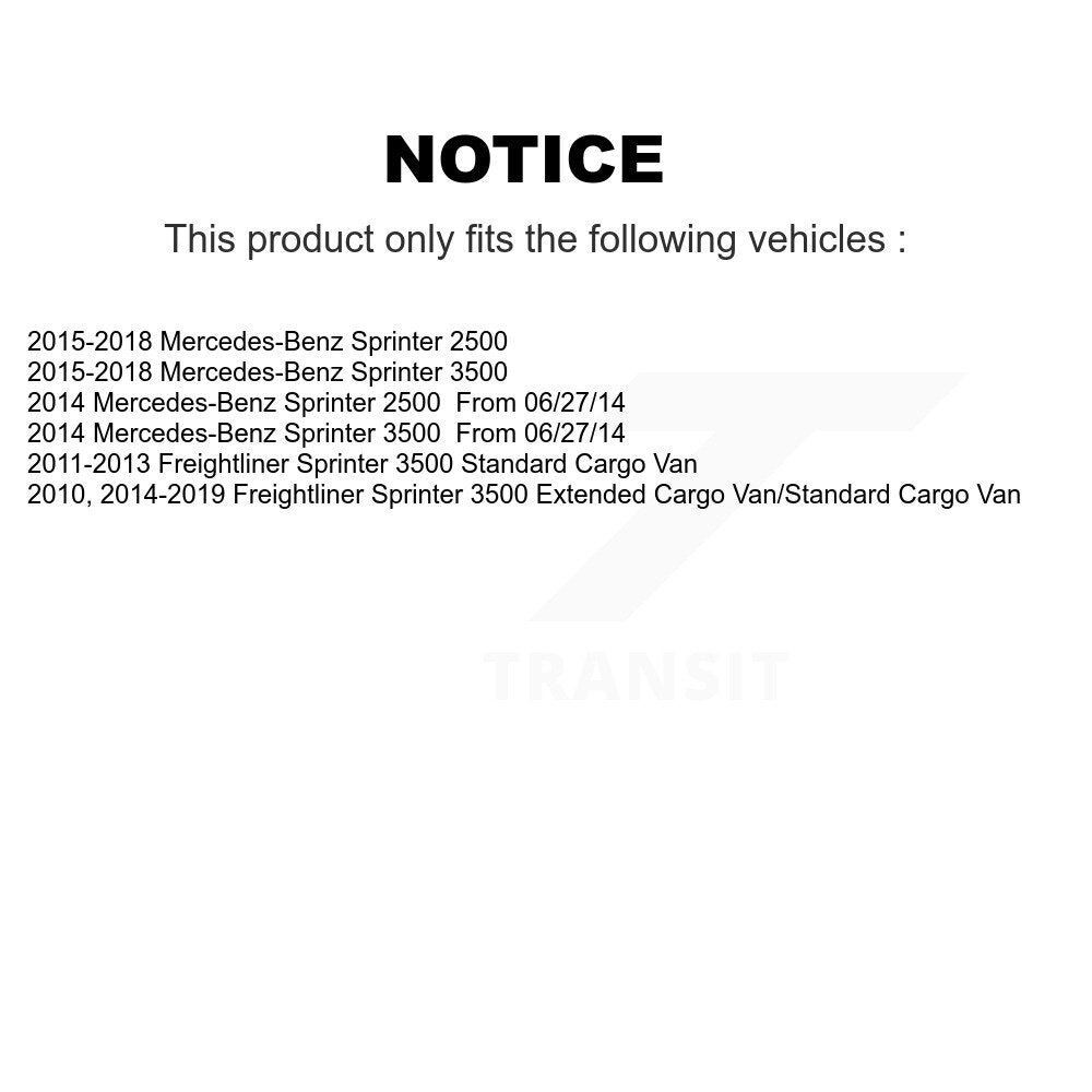 Tuyau hydraulique de frein pour Mercedes-Benz Sprinter 2500 3500 Freightliner