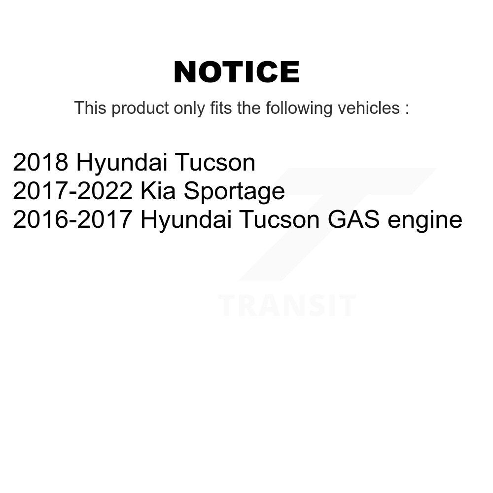 Kit de matériel de frein de stationnement arrière pour Hyundai Tucson Kia Sportage 13-H17498